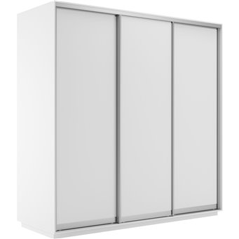 Шкаф-купе Экспресс-ДСП, 180х60х220 Белый снег, 3 двери