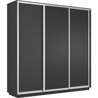 Шкаф-купе Экспресс-ДСП, 180х60х220 Серый диамант, 3 двери