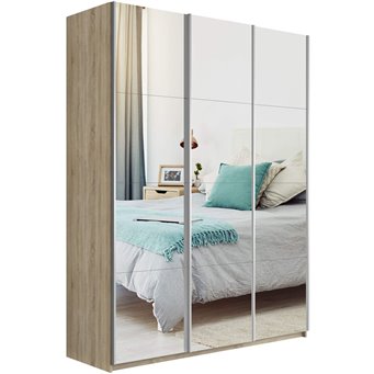 Шкаф-купе Прайм-Зеркало/доводчики, 180х57х230 Сонома