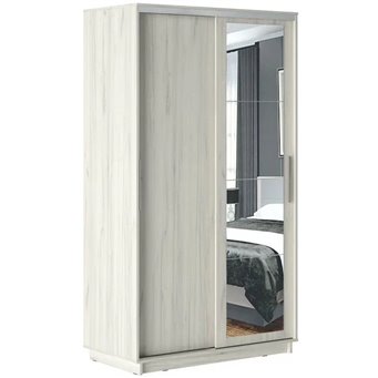 СТОУН Шкаф-купе Зеркало 1200 Крафт белый