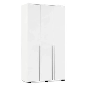 Норд Шкаф 3-х ств. 1200 Белый/Белый глянец 