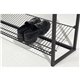 Обувница Крафт 2 черный муар/белый
