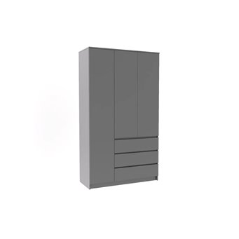 Альберт Шкаф МШ 1200.1 (МП) Графит