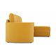 Диван угловой дельфин Колибри желтый