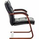 Кресло Бюрократ T-9927WALNUT-AV черное