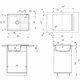 Мойка Ulgran Quartz Prima 650 асфальт