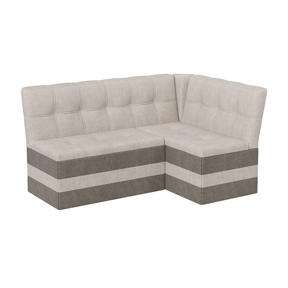 Скамья угловая Оскар dark beige/latte